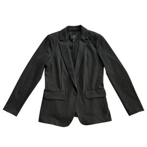 J Crew 365 Classic Grey Blazer Size 4 Professional Casual Preppy Academia